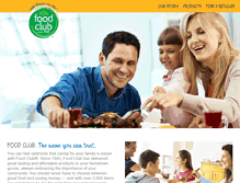 Tablet Screenshot of foodclubbrand.com